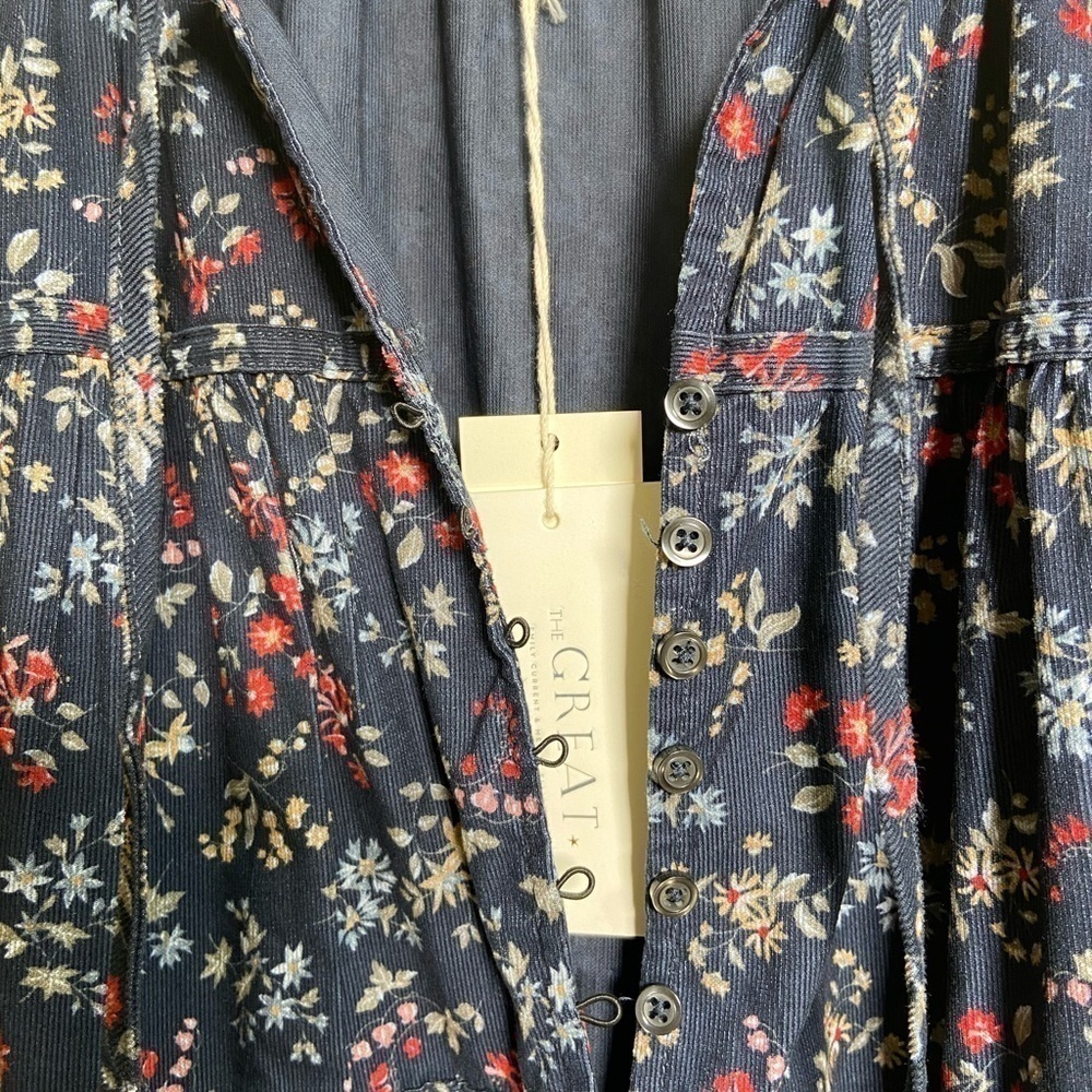NWT The Great Bonnett Dress in Nightshade Floral - Size 3 - Picture 11 of 14